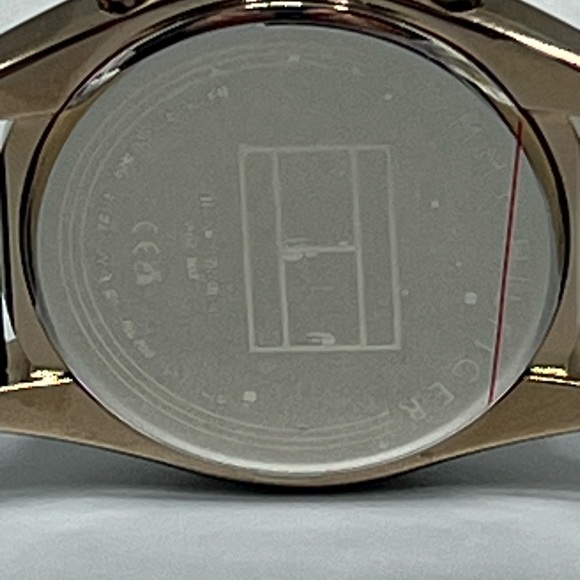 NEW Tommy Hilfiger Parker Men's Black Leather Strap Black Dial 1791836 Watch - Picture 8 of 11